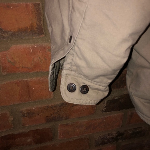 Berkley & Jensen Button-Down Jacket/Coat (Beige, XXL) - Picture 11 of 13